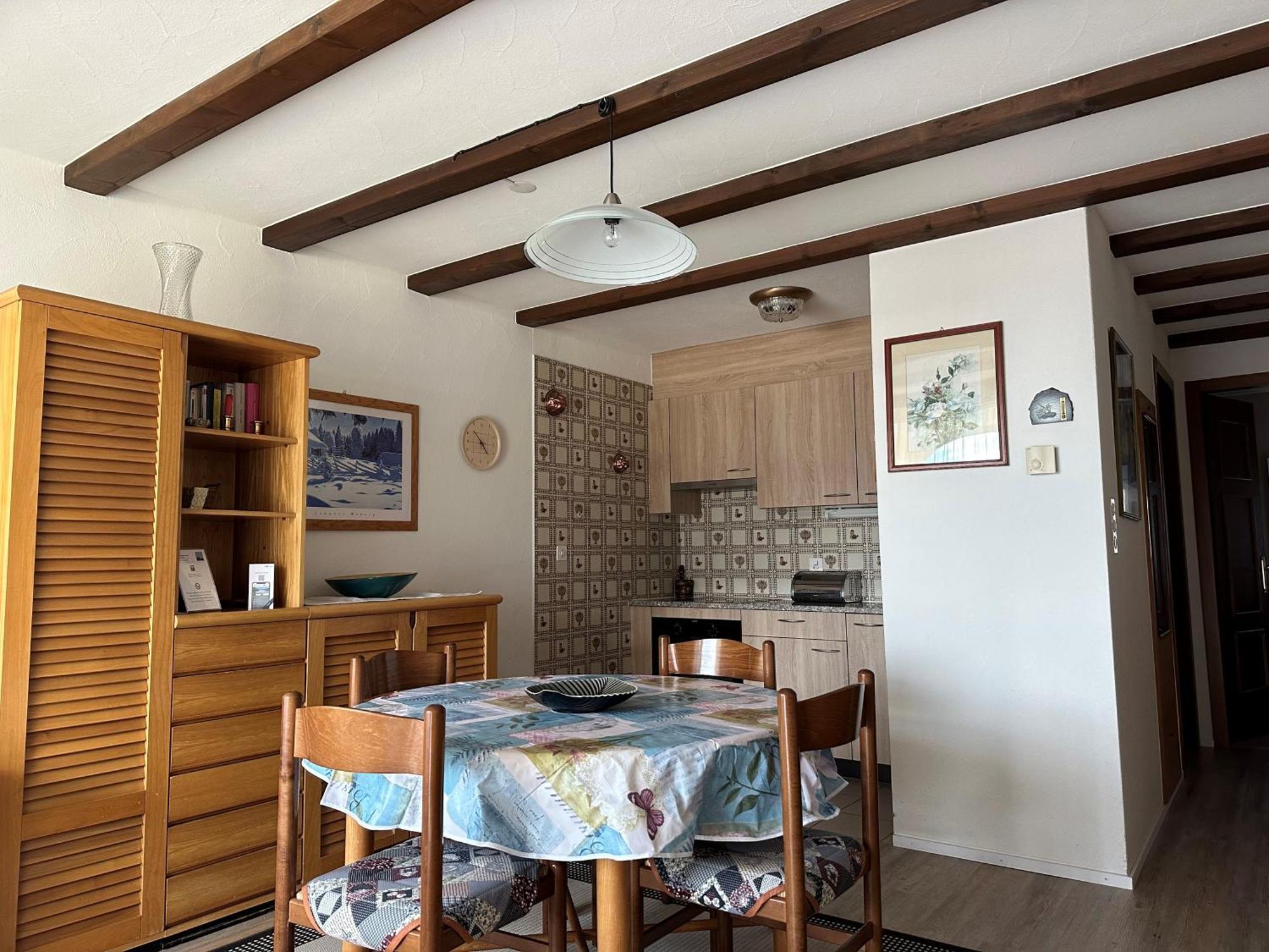 Residenz La Mora Apartment ลา ปุนท์-ชามูเอส-เชอ ภายนอก รูปภาพ